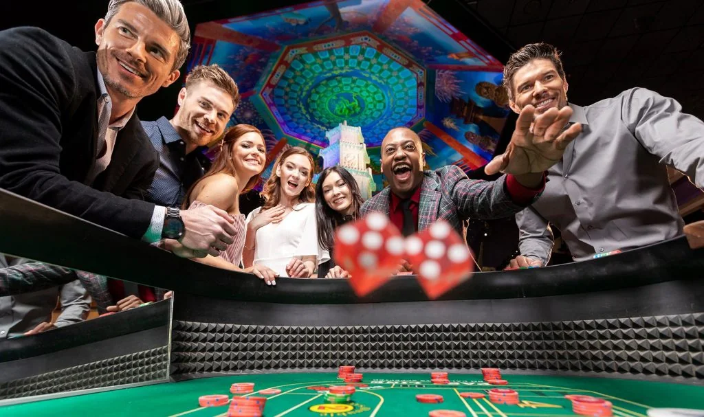 Pilihan ruang dan meja kasino VIOS4D pada layar lebar